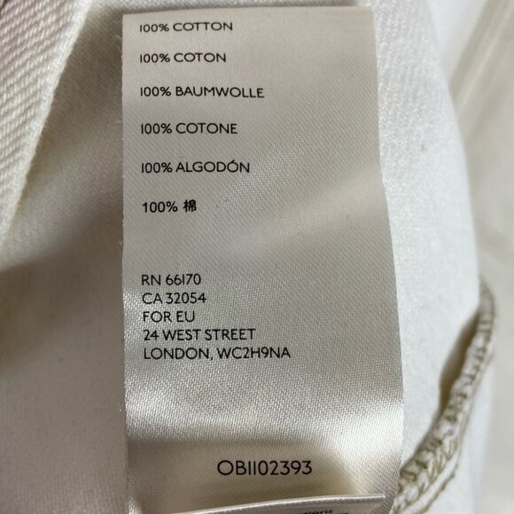 NWT Free People White Mambo Denim Midi Skirt Size 27 New With Tags Jean Boho - Picture 9 of 12